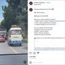 Video Honda Brio Kesal Mau Disalip Minibus, Nyaris Tabrak Bus