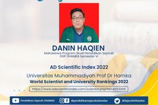 Mahasiswa FKIP Uhamka Masuk AD Scientific Index WSUR 2022