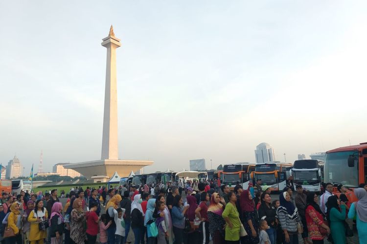 Mudik Bareng Pemda DKI Jakarta dari Monas hingga Tegal
