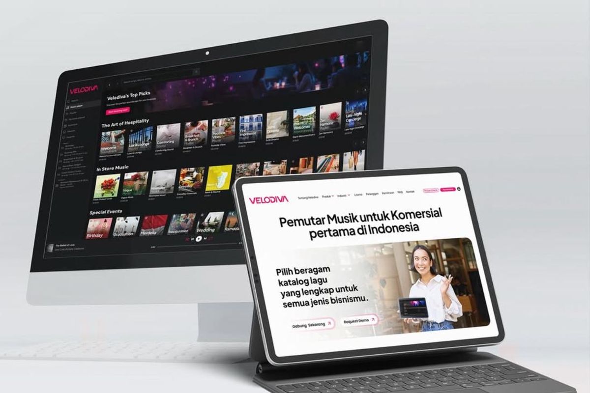 Velodiva menjadi platform musik khusus komersial pertama di Indonesia.