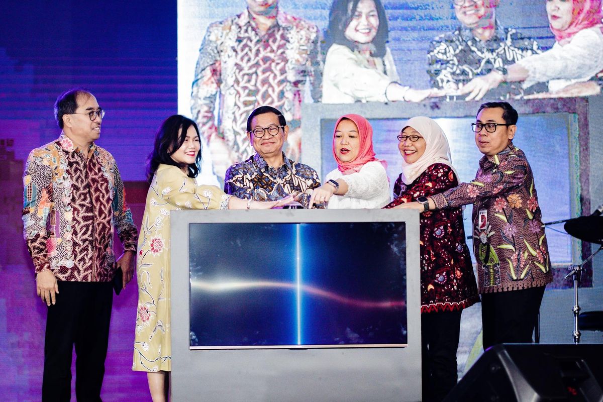 Gubernur DKI Jakarta Pramono Anung dalam acara peluncuran MPD di Ballroom Hotel Borobudur, Jakarta, Kamis (18/12/2025).
