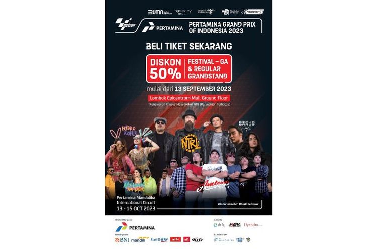 MGPA dan Dyandra & Co menghadirkan festival musik yang dimeriahkan sejumlah Sejumlah musisi Tanah Air, seperti Amtenar, Dipha Barus ft. Faye, Hydro Koplo, Melanie and DKK, dan NTRL. 