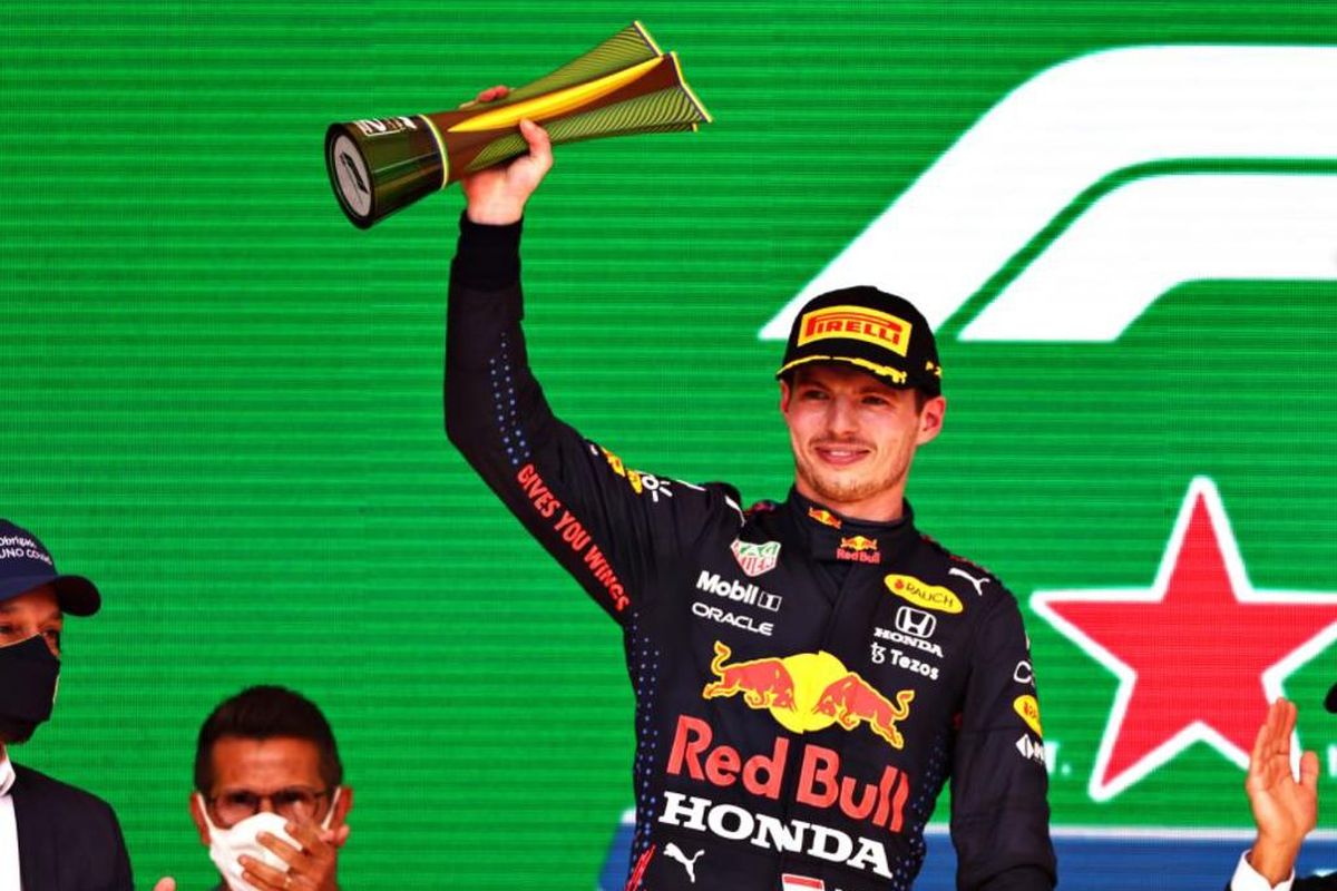 Max Verstappen kembali meraih podium di balapan F1 Brazil 2021