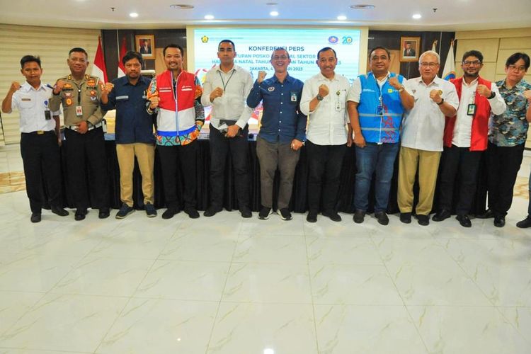 BPH Migas gelar Konferensi Pers Penutupan Nataru di Jakarta, Rabu (4/1/2023).