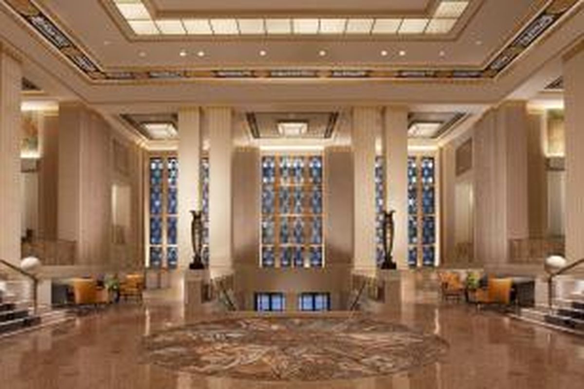 Waldorf Astoria, New York, AS, hasil rancangan HOK.