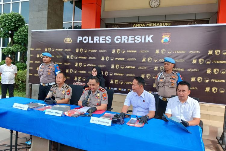 Peredaran Narkoba Lintas Kepulauan Dibongkar, Polisi Tangkap 6 Tersangka di Gresik