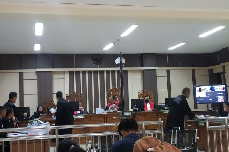 Sidang lanjutan di Pengadilan Tipikor Semarang kasus korupsi eks Bupati Pemalang. Senin (19/12/2022)