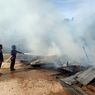 Pemukiman Nelayan di Sebatik Nunukan Terbakar, Dua Bangunan Pondok Ludes Terbakar