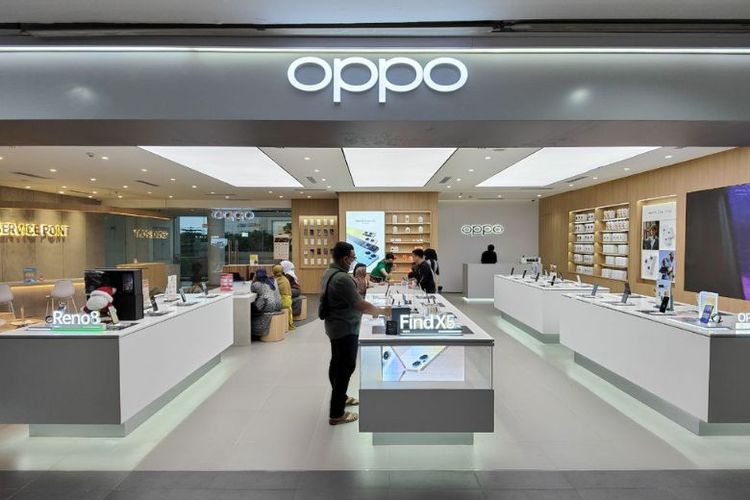 Oppo eXperience Store. 