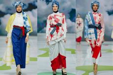 Tips Padu Padan Batik Shibori, Pilih Warna Polos Tanpa Motif