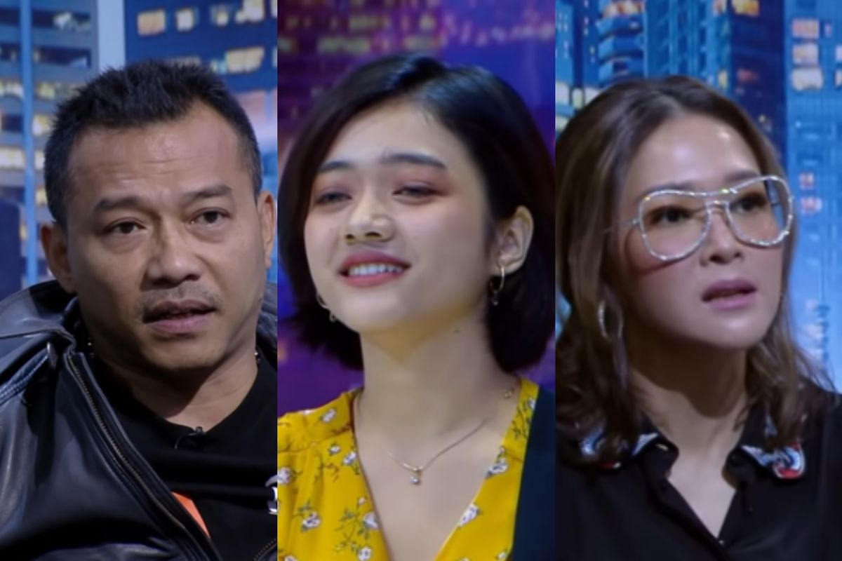 Anang Hermansyah, seorang kontestan Indonesian Idol, dan Maia Estianty