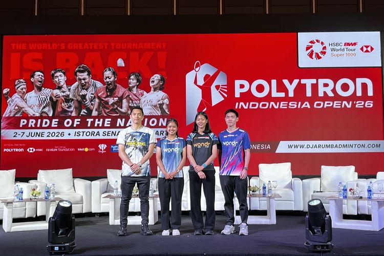 Tiket Polytron Indonesia Open 2026 Dijual Mulai Besok, Catat Jamnya!