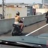 Viral, Video Dua WNA Pengendara Motor Masuk Tol Becakayu