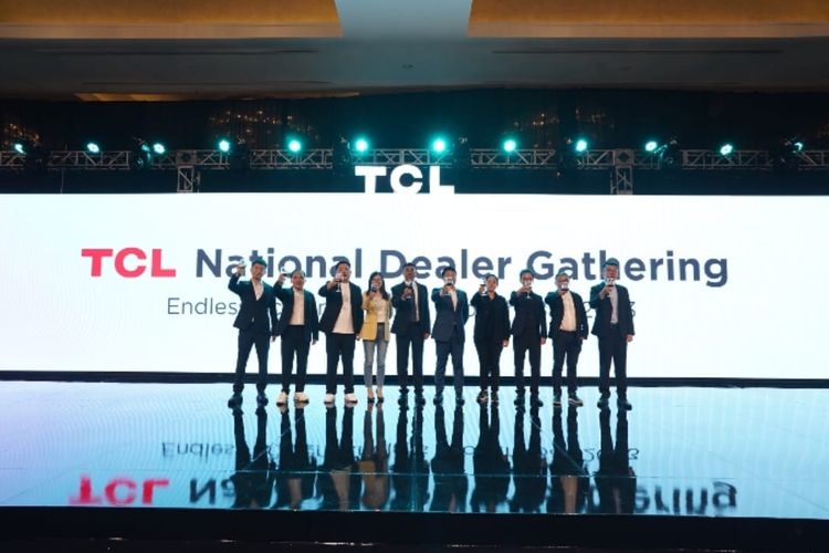 TCL Indonesia menggelar acara National Gathering tahunan sebagai wujud penghargaan kepada mitra bisnis TCL  yang tersebar di seluruh Indonesia, Minggu (19/10/2023). 
