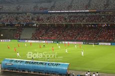 Babak Pertama Piala AFF, Indonesia Tertinggal 0-1 dari Singapura
