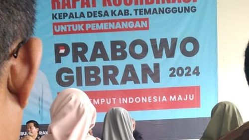 Para Kades di Temanggung Ikut Rakor Pemenangan Prabowo, Apa Kata Bawaslu?
