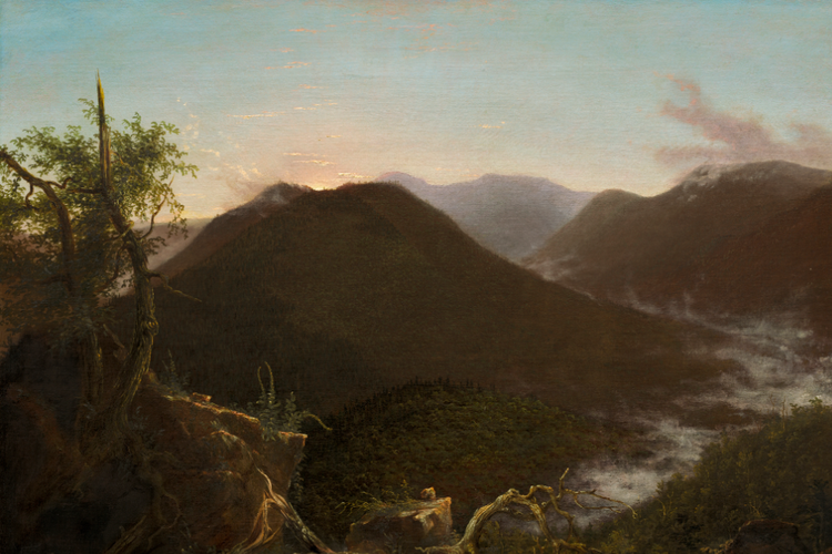Sunrise in the Catskills (1826) karya Thomas Cole