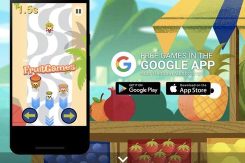 Google Doodle “Fruit Games” Sambut Olimpiade Rio 2016
