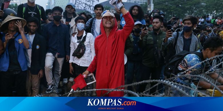 Dinas Lingkungan Hidup DKI Kumpulkan 2 Ton Sampah Imbas dari Aksi Unjuk Rasa di Patung Kuda - Vimarsana News