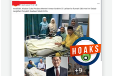 INFOGRAFIK Hoaks PM Malaysia Anwar Ibrahim Dilarikan ke Rumah Sakit