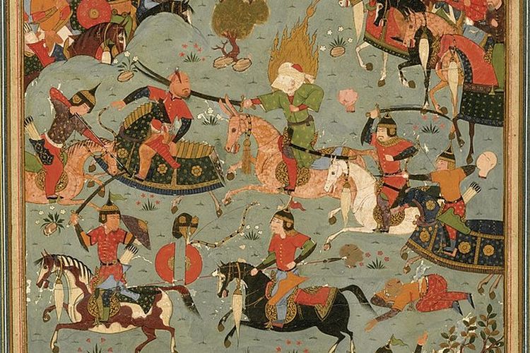 Ilustrasi Ali bin Abi Thalib dalam Perang Shiffin.