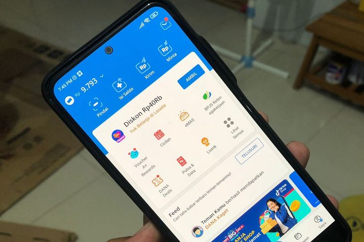 Cara melihat nomor rekening DANA secara langsung dari aplikasi dengan mudah