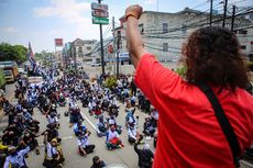 Bubarkan Diri, Buruh di Tangerang: Aksi Tolak UU Cipta Kerja Dilanjut Besok