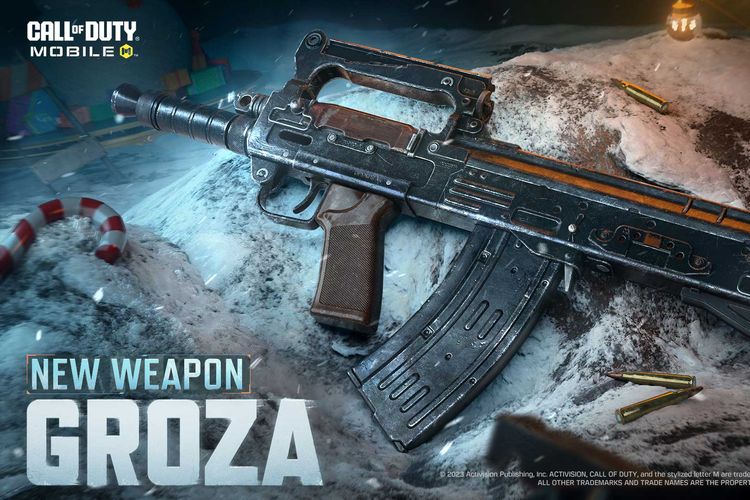 Senjata baru Groza di Call of Duty Mobile