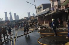 Kebakaran di Tanah Abang Hanguskan 66 Bangunan, Dua Orang Terluka