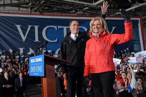 FOTO: Kampanye Terakhir Romney