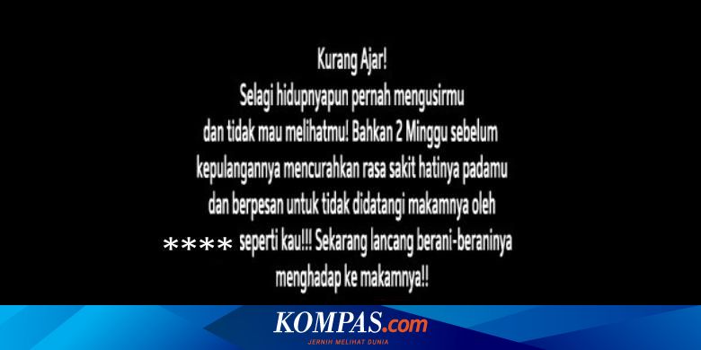 Misteri Kata Kata Makian Di Akun Facebook Franceisca Yofie