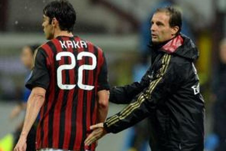 Gelandang AC Milan, Kaka.