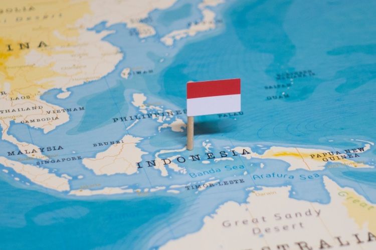 Ilustrasi peta Indonesia, daftar 38 provinsi di Indonesia lengkap dengan ibu kota dan luas wilayahnya. 