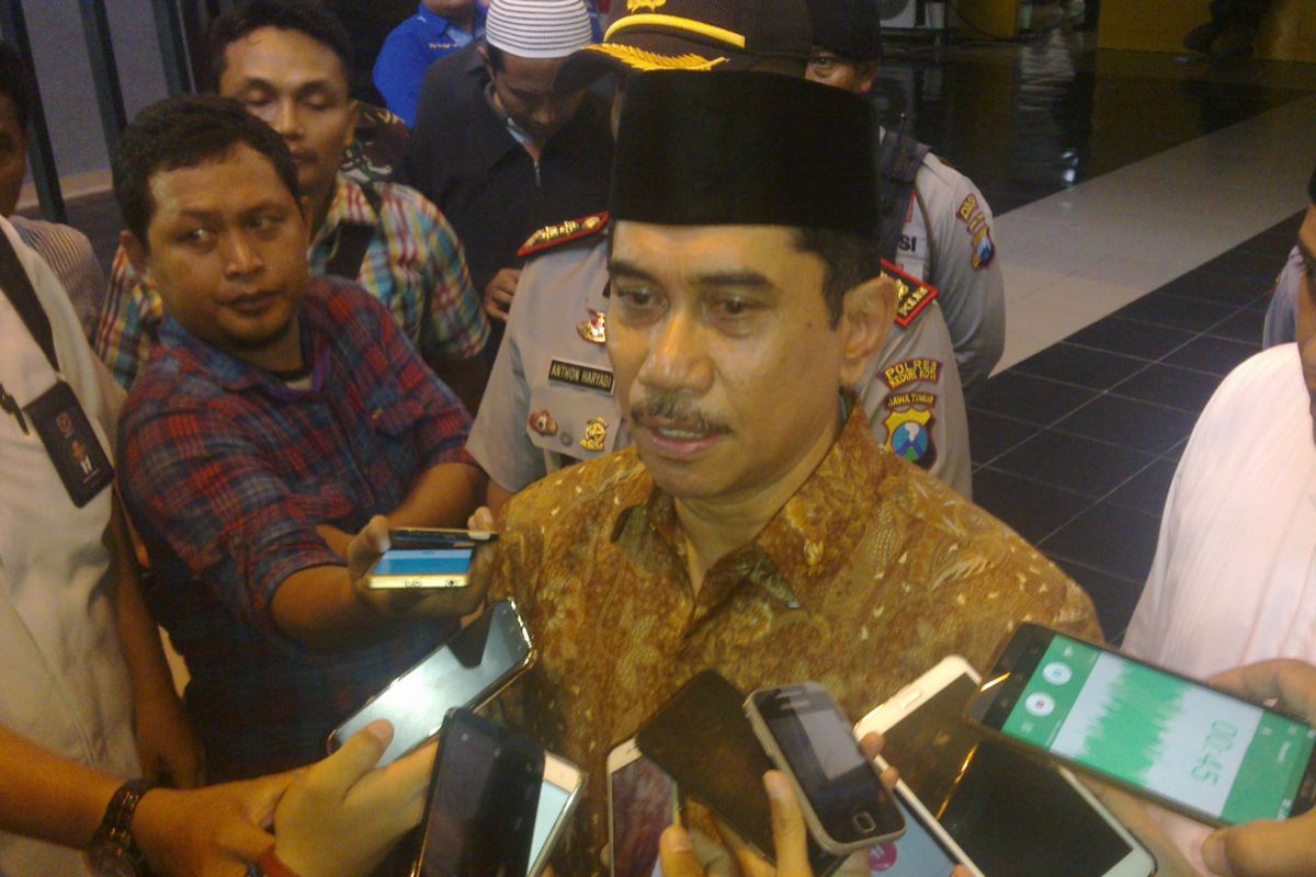 Kepala BNPT Komjen Pol Suhardi Alius saat ada di Kota Kediri, Jawa Timur, Minggu (2/4/2017).