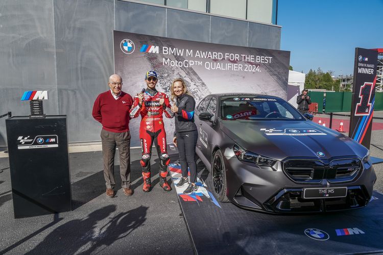 Francesco Bagnaia memenangkan BMW M Award 2024