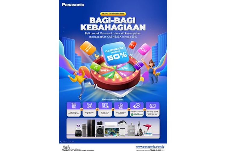 Promo Panasonic Bagi-Bagi Kebahagiaan 

