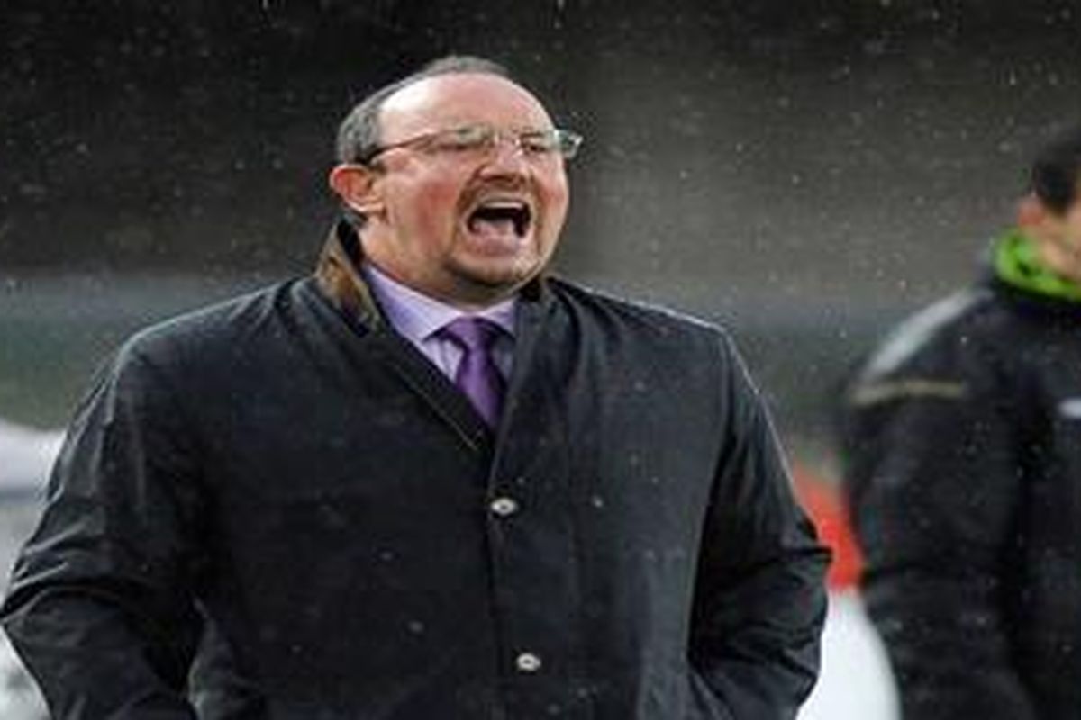 Pelatih Inter Milan Rafael Benitez.