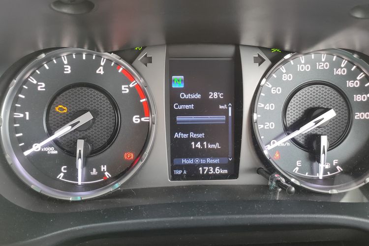 Instrument Cluster Toyota Hilux Facelift