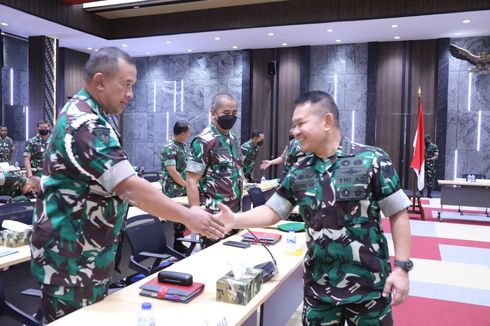 KSAD Dudung Beri Pengarahan ke Perwira Tinggi-Menengah TNI AD, Ini Isinya