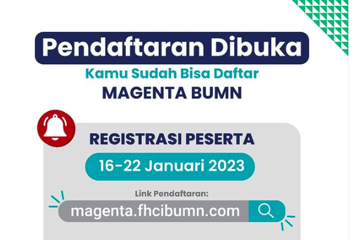 Cara Mengikuti Program Erzieherin English Alur, Syarat, dan Cara Mengikuti Program Magang Magenta BUMN 2023