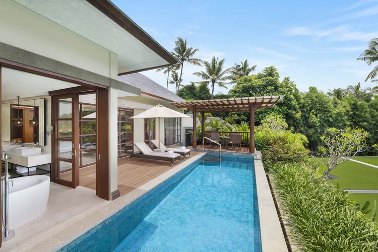 Villa Pool di The Westin Resort & Spa Ubud Bali.