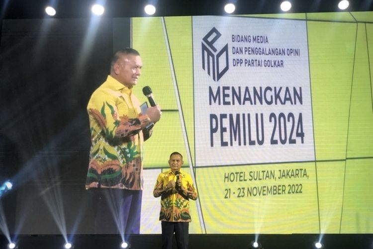 Sekretaris Jenderal Partai Golkar Lodewijk F Paulus ditemui di kawasan Senayan, Jakarta, Senin (21/11/2022). Ia membuka acara Pendidikan Bidang Media dan Penggalangan Opini (MPO) Partai Golkar. 