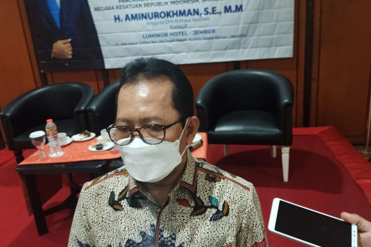 sekretaris DPW NasDem Jawa Timur Aminurrokhman 