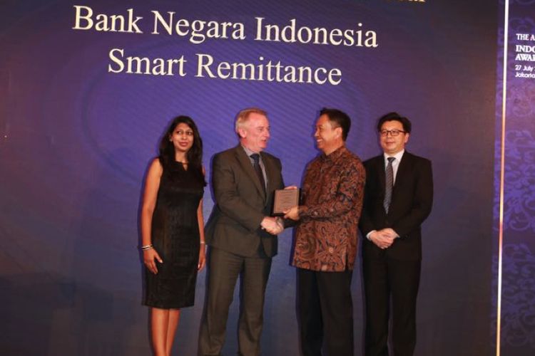 PT Bank Negara Indonesia (Persero) Tbk atau BNI menerima penghargaan The Asian Bankers Excellence in Retail Financial Service Awards “Remittance Product of the Year” untuk produk BNI Smart Remittance. 