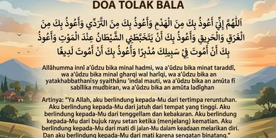 Doa Tolak Bala Agar Terhindar dari Bencana, Lengkap Arab, Latin, dan Artinya