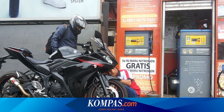  Isi  Udara Ban  Motor  dengan Nitrogen  Terasa Lebih Stabil 