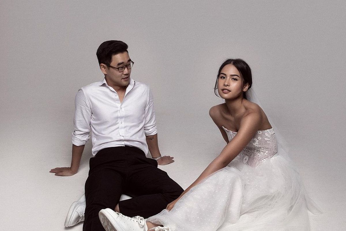 Maudy Ayunda dan suaminya, Jesse Choi.