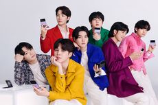 Samsung Rilis Foto BTS x Galaxy Z Flip 4, Download di Sini untuk Dicetak