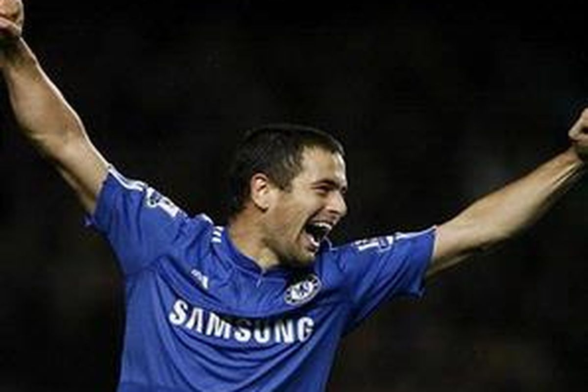 Gelandang Chelsea, Joe Cole.
