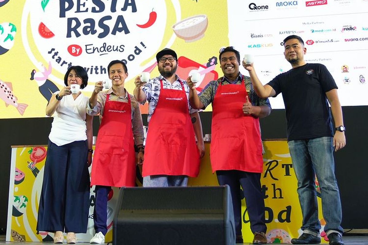 Konferensi pers kuliner Pesta Rasa di Gandaria City, Jakarta Selatan, Jumat (19/8/2022)